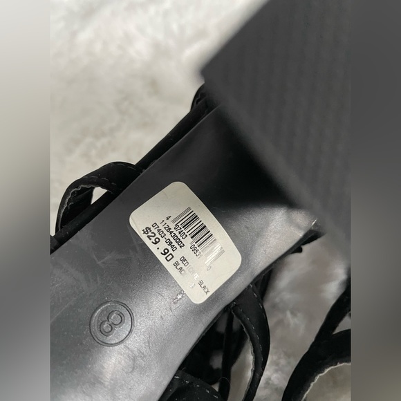 NWT Black Suede Heels - Picture 6 of 6